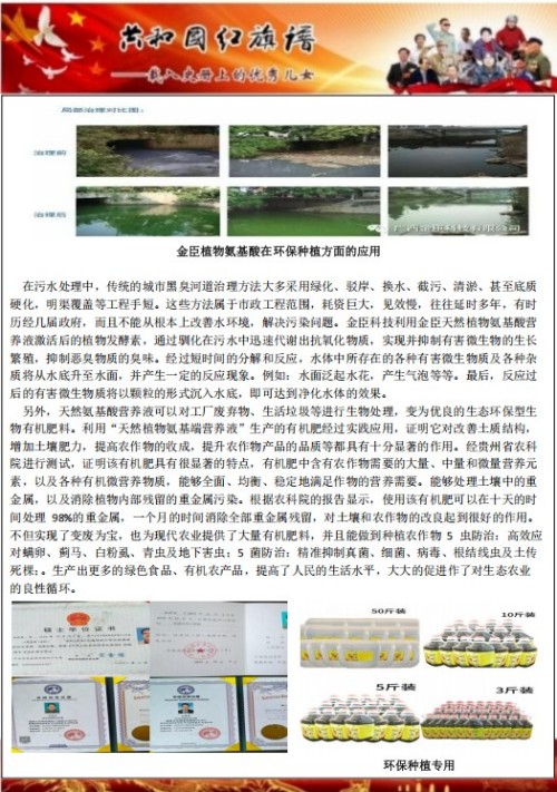 喜迎元旦特别报道 金凤章与金臣科技：氨基酸技术领航生态健康新征程